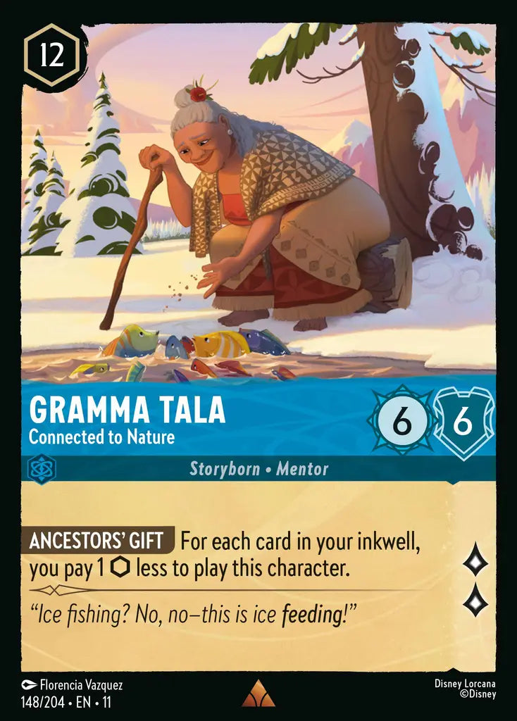 Disney Lorcana Winterspell 148/204 Gramma Tala - Connected to Nature