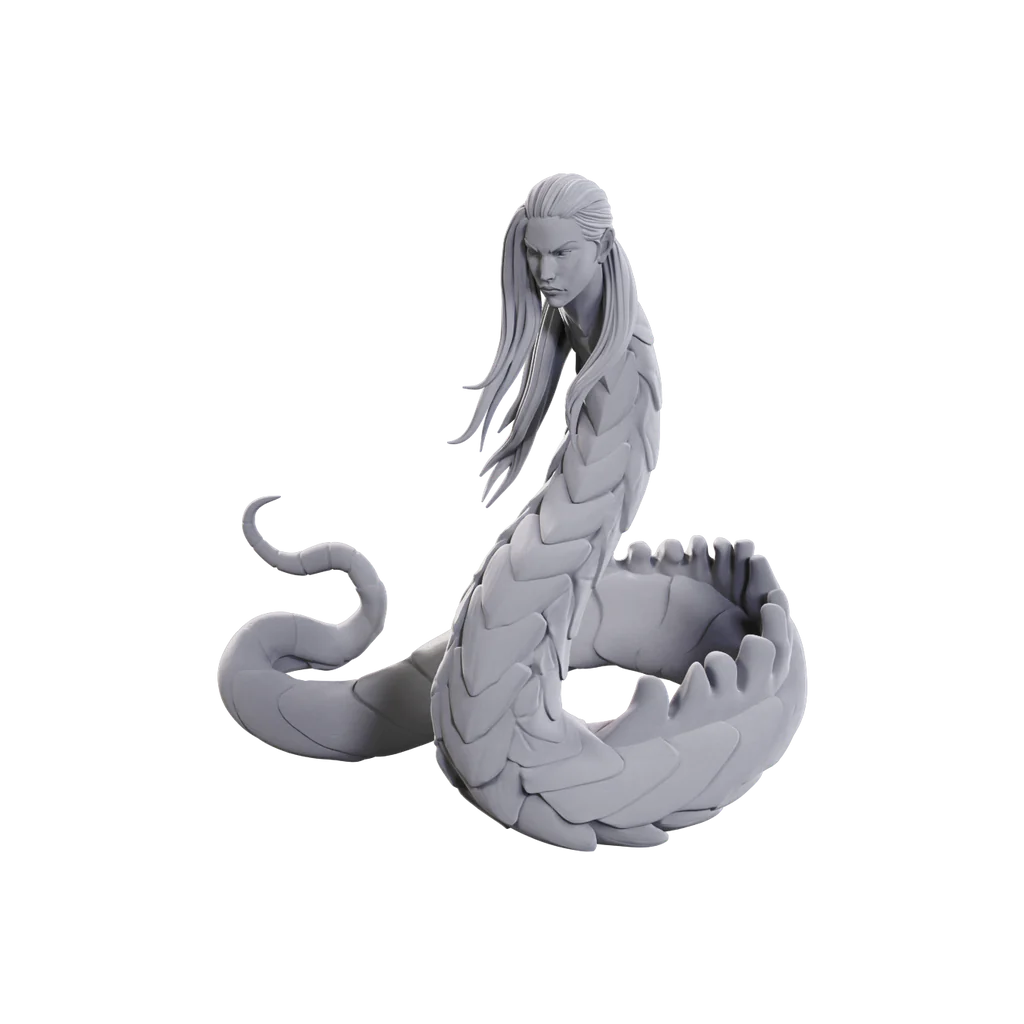 Lunar Naga: Pathfinder Deep Cuts Unpainted Miniatures