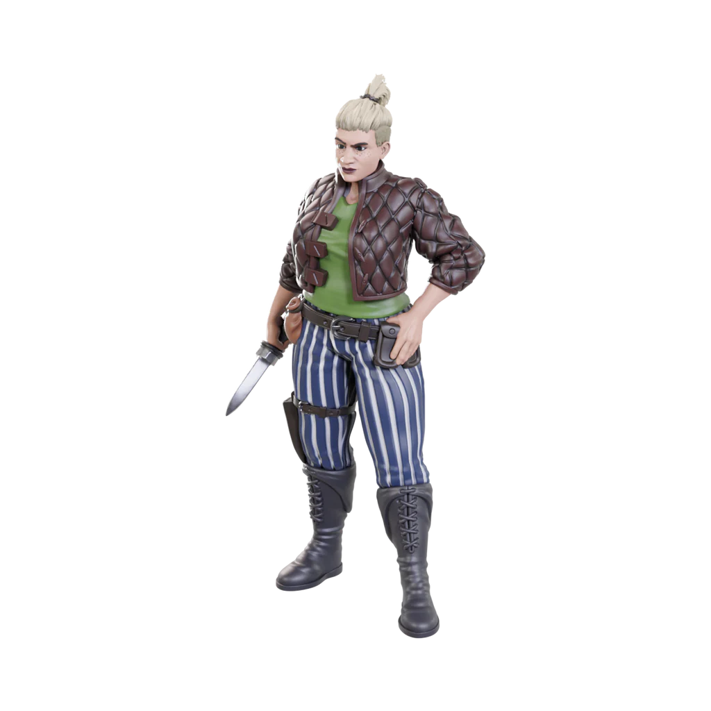 Cutpurses Male & Female: WizKids Deep Cuts Unpainted Miniatures