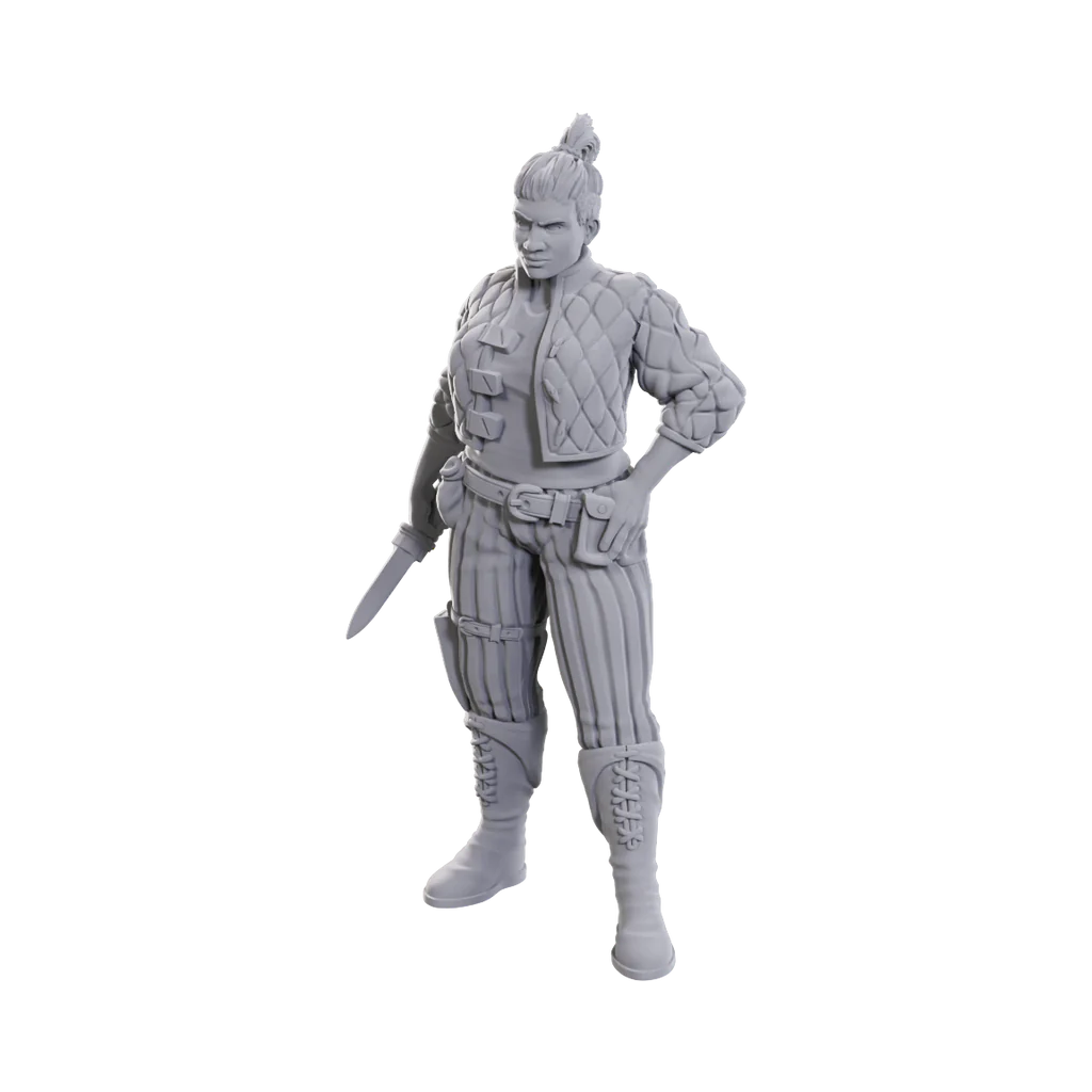 Cutpurses Male & Female: WizKids Deep Cuts Unpainted Miniatures