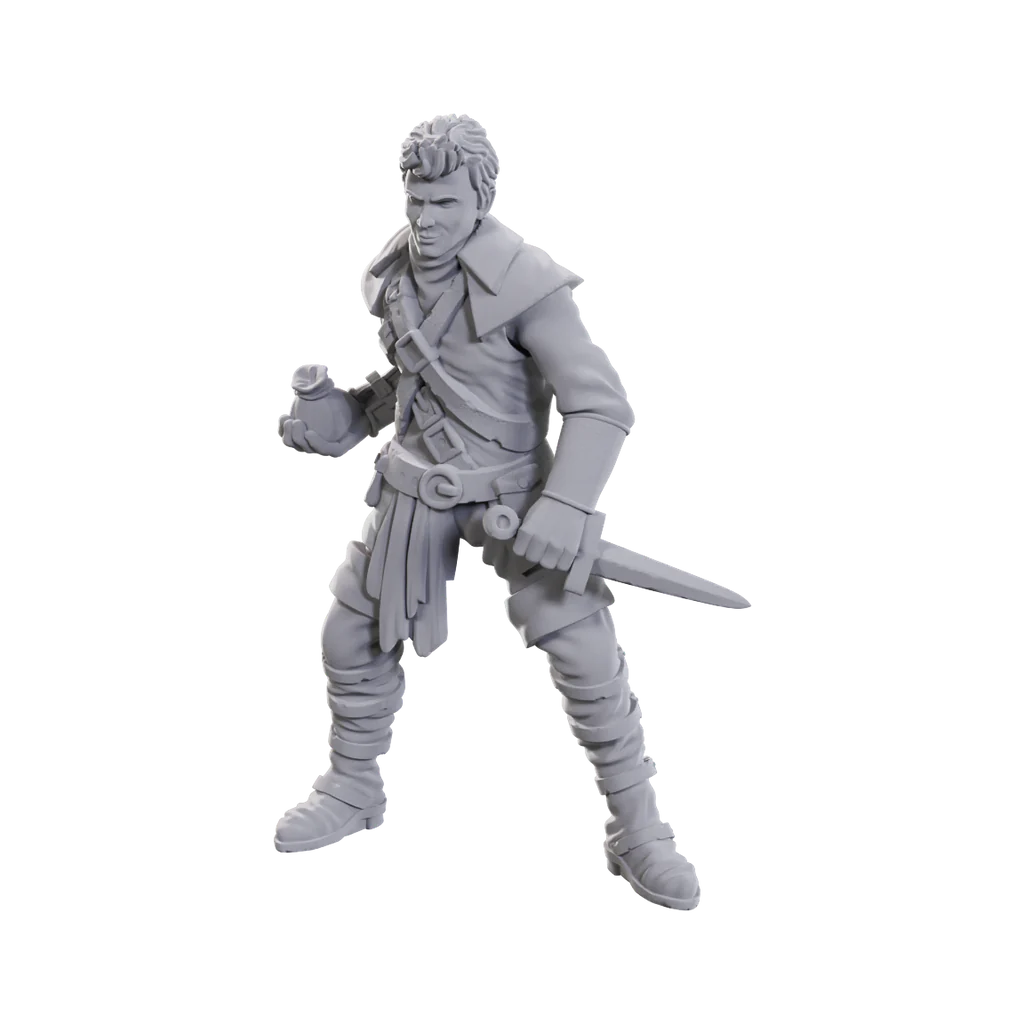 Cutpurses Male & Female: WizKids Deep Cuts Unpainted Miniatures