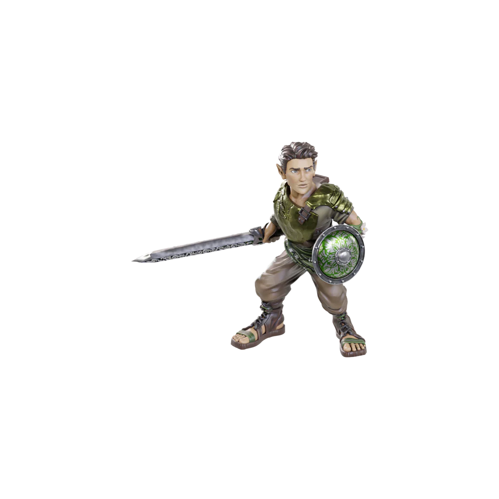 Orym, of the Air Ashari & Fresh Cut Grass: Critical Role Unpainted Miniatures