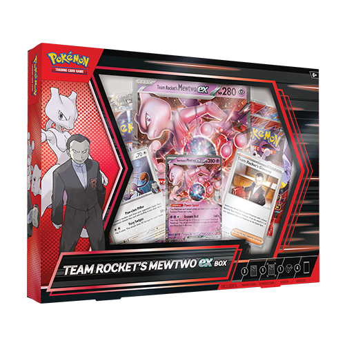 Pokémon TCG: Team Rocket's Mewtwo ex Box