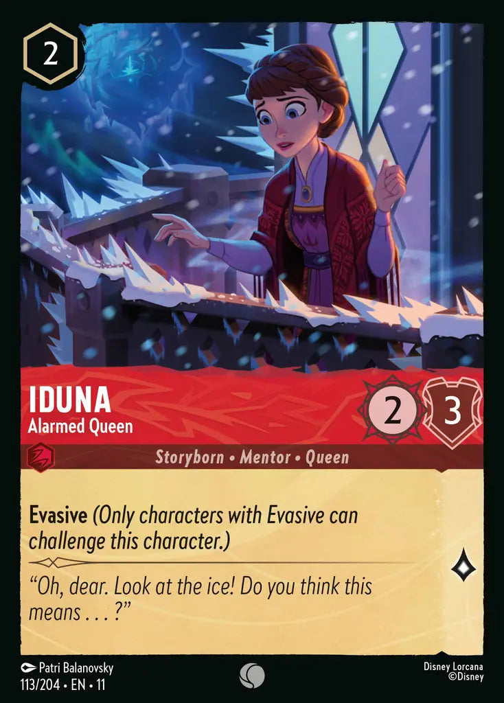 Disney Lorcana Winterspell 113/204 Iduna - Alarmed Queen