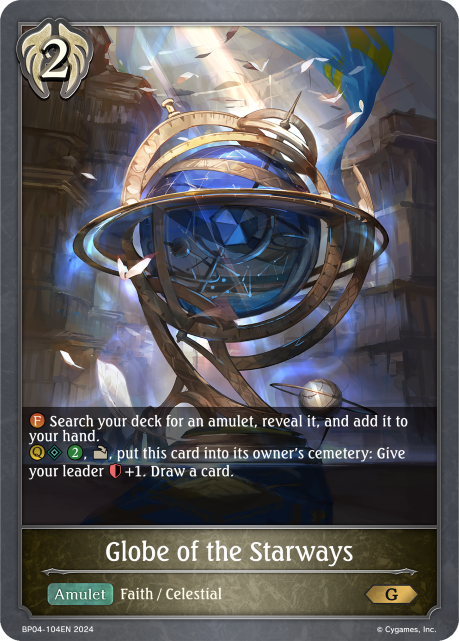 Cosmic Mythos BP04-104 Globe of the Starways Foil