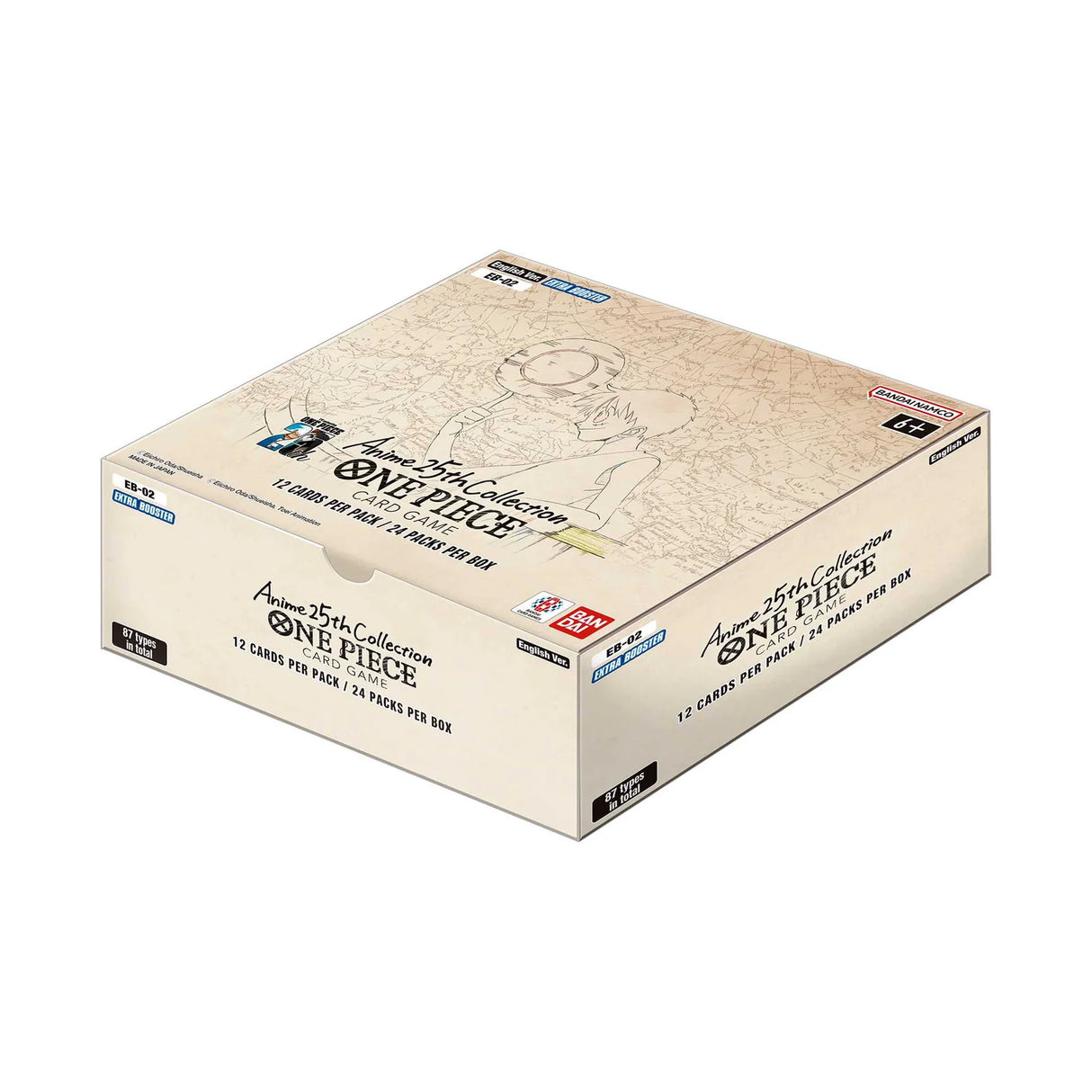 One Piece Card Game Extra Booster Anime 25th Collection - EB-02 Booster Box