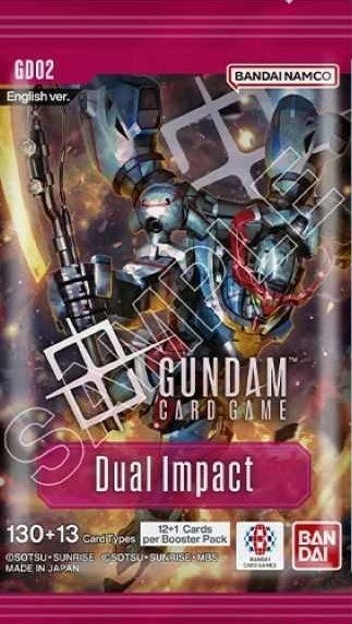 Gundam Card Game Dual Impact GD02 Booster Pack Live Opening
