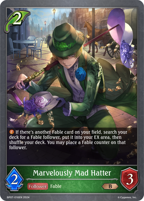 Verdant Steel BP07-016 Marvelously Mad Hatter