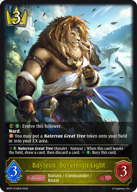 Verdant Steel BP07-018 Bayleon, Sovereign Light