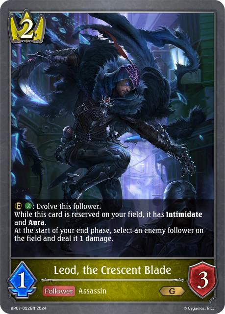 Verdant Steel BP07-022 Leod, the Crescent Blade