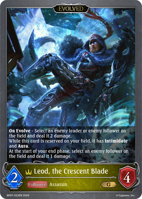 Verdant Steel BP07-023 Leod, the Crescent Blade