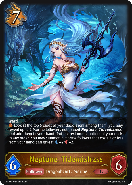 Verdant Steel BP07-054 Neptune, Tidemistress
