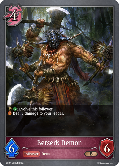 Verdant Steel BP07-082 Berserk Demon