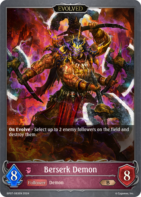 Verdant Steel BP07-083 Berserk Demon