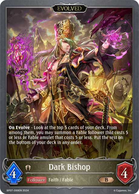 Verdant Steel BP07-099 Dark Bishop