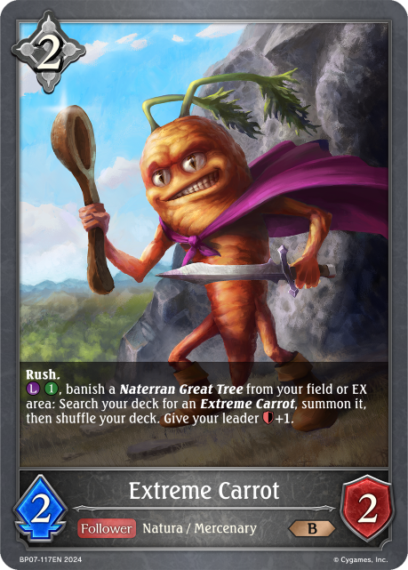 Verdant Steel BP07-117 Extreme Carrot