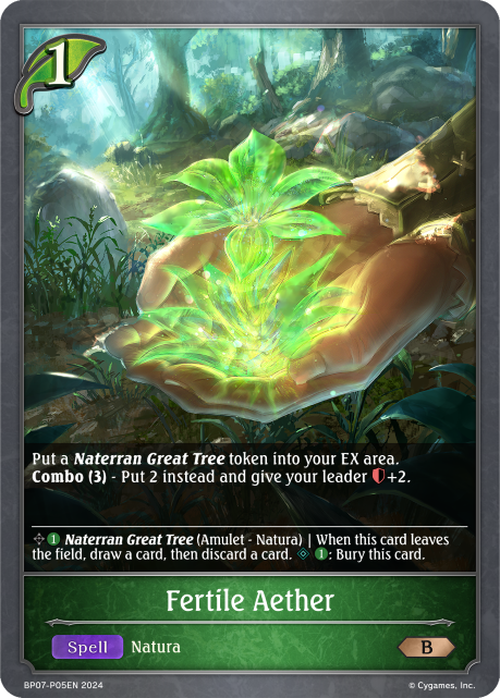 Verdant Steel BP07-P05 Fertile Aether