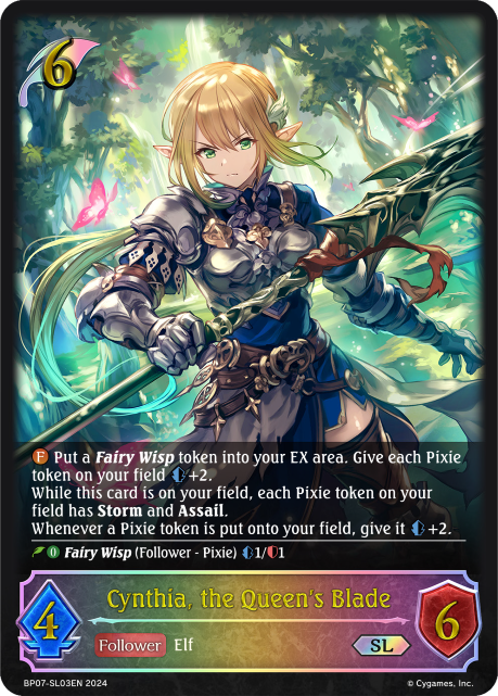 Verdant Steel BP07-SL03 Cynthia, the Queen's Blade