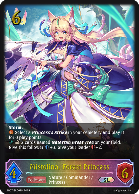 Verdant Steel BP07-SL06 Mistolina, Forest Princess