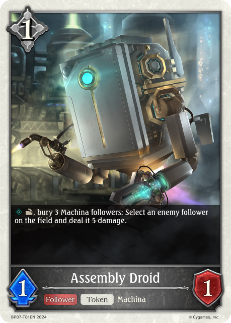 Verdant Steel BP07-T01 Assembly Droid