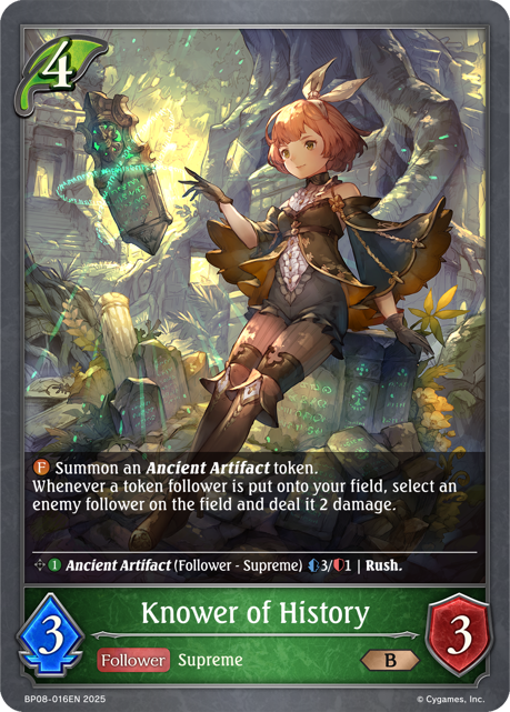 Alterchaotica BP08-016 Knower of History