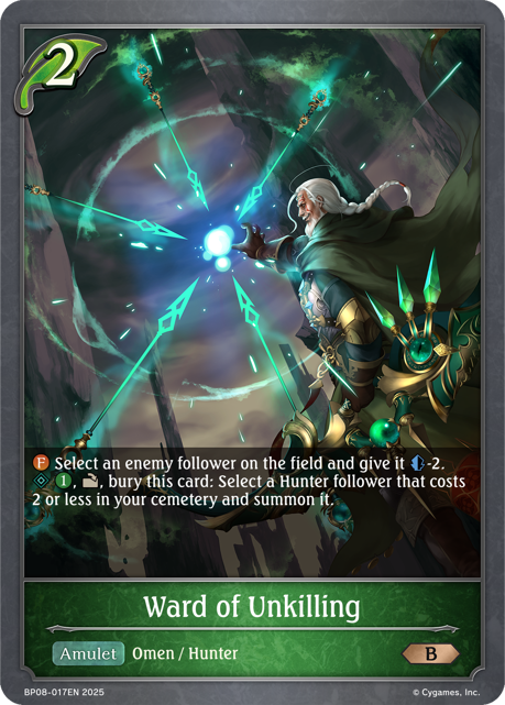 Alterchaotica BP08-017 Ward of Unkilling