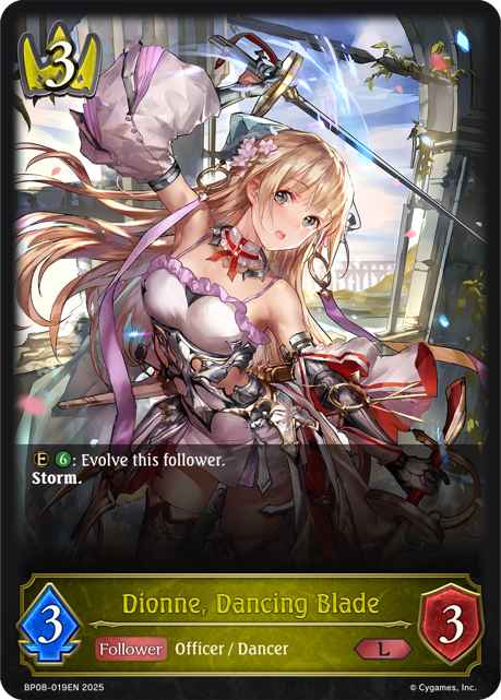 Alterchaotica BP08-019 Dionne, Dancing Blade