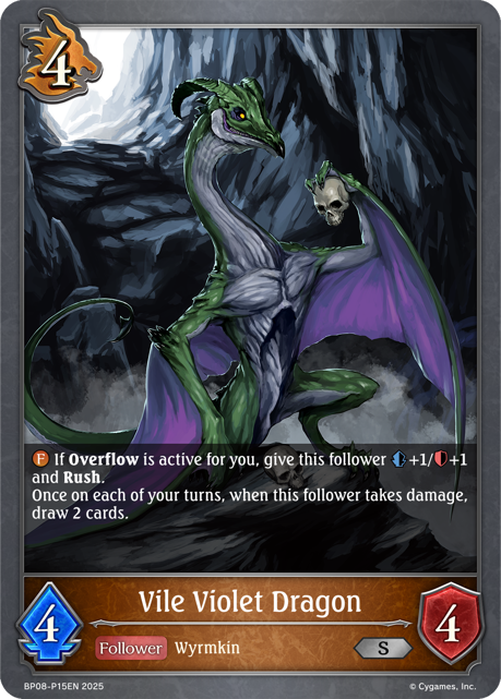 Alterchaotica BP08-P15 Vile Violet Dragon