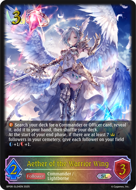 Alterchaotica BP08-SL04 Aether of the Warrior Wing