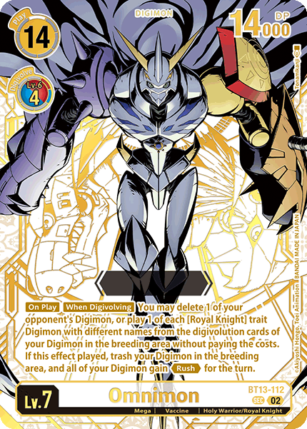 World Convergence BT13-112 Omnimon Alternative Art