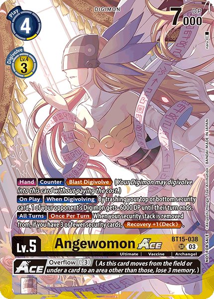 World Convergence BT15-038 Angewomon ACE Alternative Art