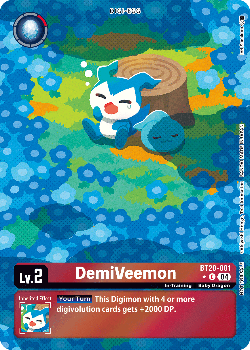 Special Booster Ver.2.5 BT20-001 DemiVeemon Alternative Art