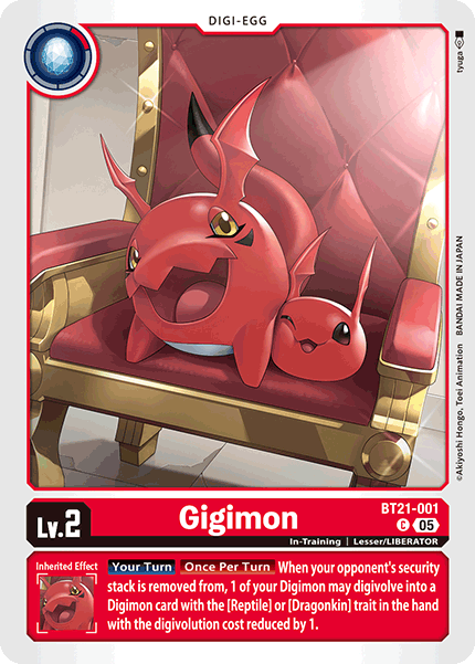 World Convergence BT21-001 Gigimon