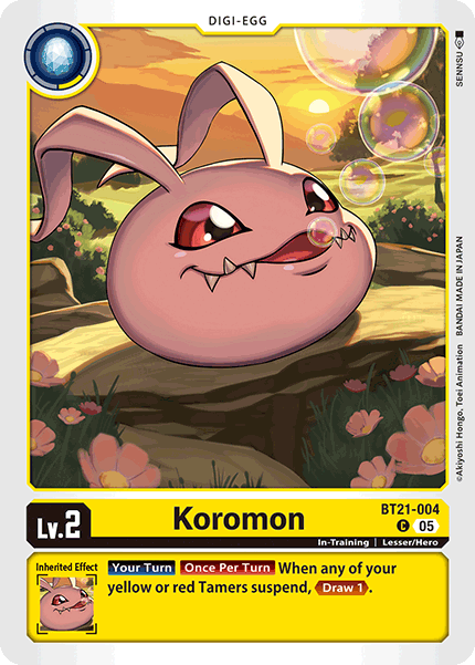World Convergence BT21-004 Koromon