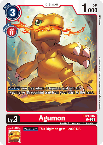 World Convergence BT21-007 Agumon