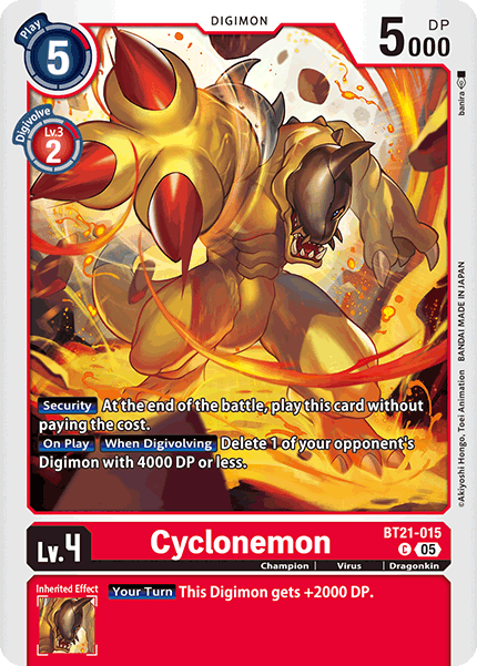 World Convergence BT21-015 Cyclonemon