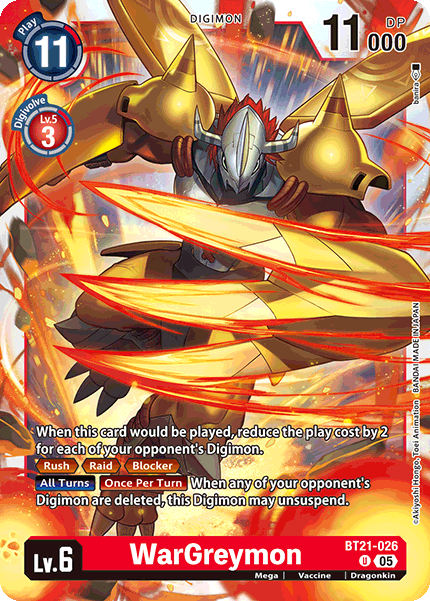 World Convergence BT21-026 WarGreymon