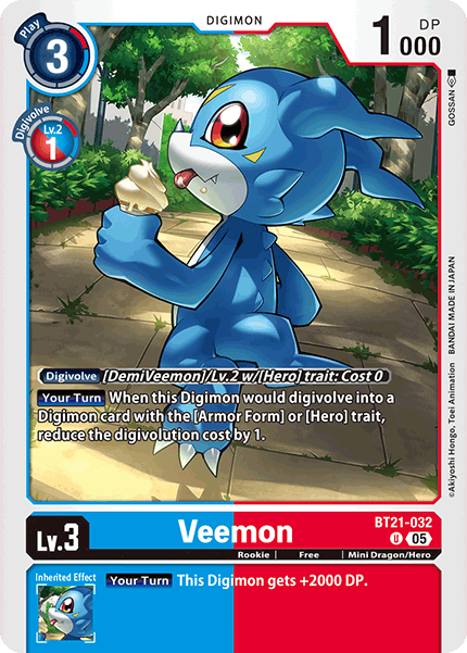 World Convergence BT21-032 Veemon