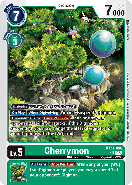 World Convergence BT21-050 Cherrymon