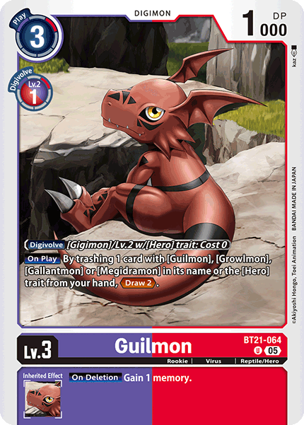World Convergence BT21-064 Guilmon