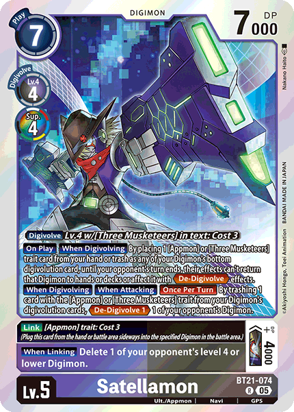 World Convergence BT21-074 Satellamon