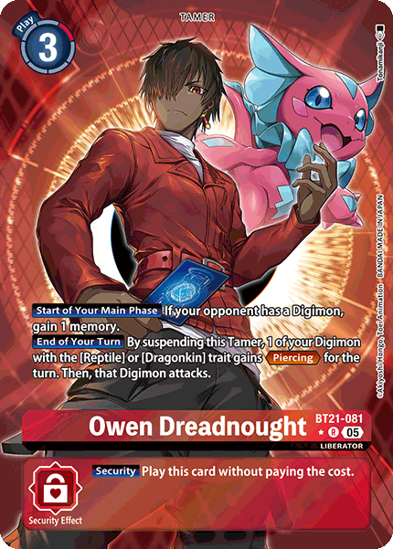 World Convergence BT21-081 Owen Dreadnought Alternative Art