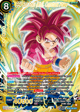 Ultra-Bout Series Prismatic Clash BT28-148 SS4 Son Goku (Mini), Comeback Power