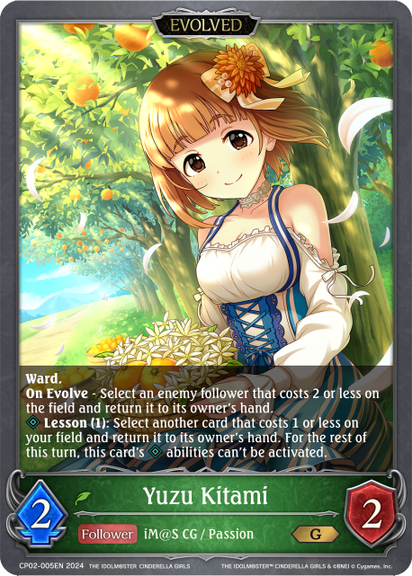 THE IDOLM@STER CINDERELLA GIRLS CP02-005 Yuzu Kitami