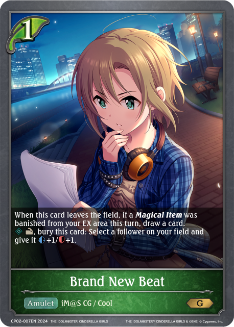 THE IDOLM@STER CINDERELLA GIRLS CP02-007 Brand New Beat