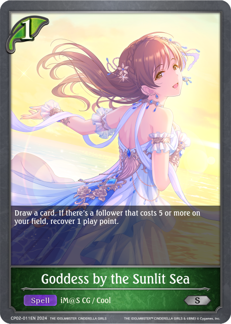 THE IDOLM@STER CINDERELLA GIRLS CP02-011 Goddess by the Sunlit Sea