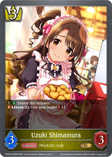 THE IDOLM@STER CINDERELLA GIRLS CP02-023 Uzuki Shimamura
