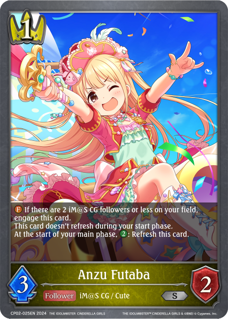 THE IDOLM@STER CINDERELLA GIRLS CP02-025 Anzu Futaba