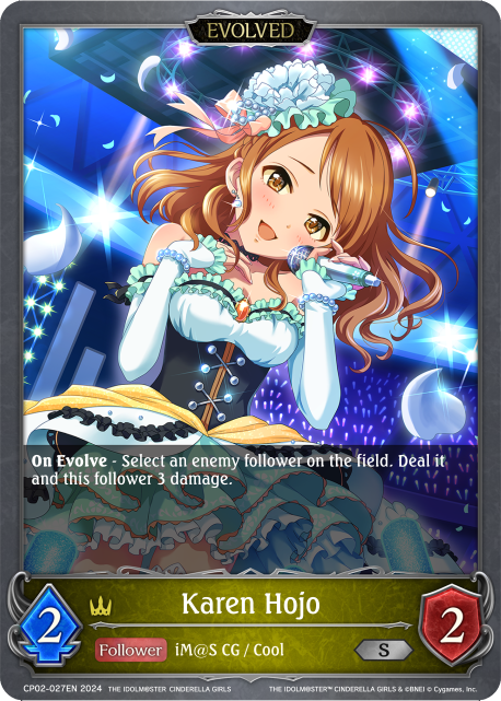 THE IDOLM@STER CINDERELLA GIRLS CP02-027 Karen Hojo