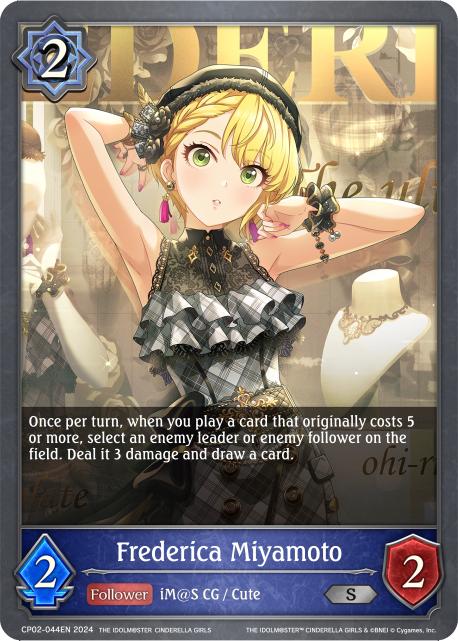 THE IDOLM@STER CINDERELLA GIRLS CP02-044 Frederica Miyamoto